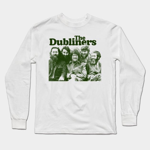 The Dubliners - Vintage Style Original Design - Long Sleeve T-Shirt by feck!